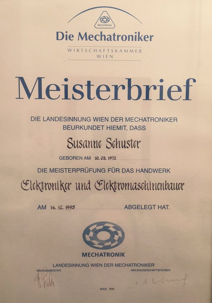 ELVG Bentlage-Meisterbrief-Susanne Bentlage