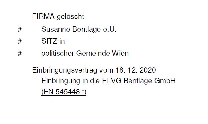 ELVG Bentlage-Firmengeschichte