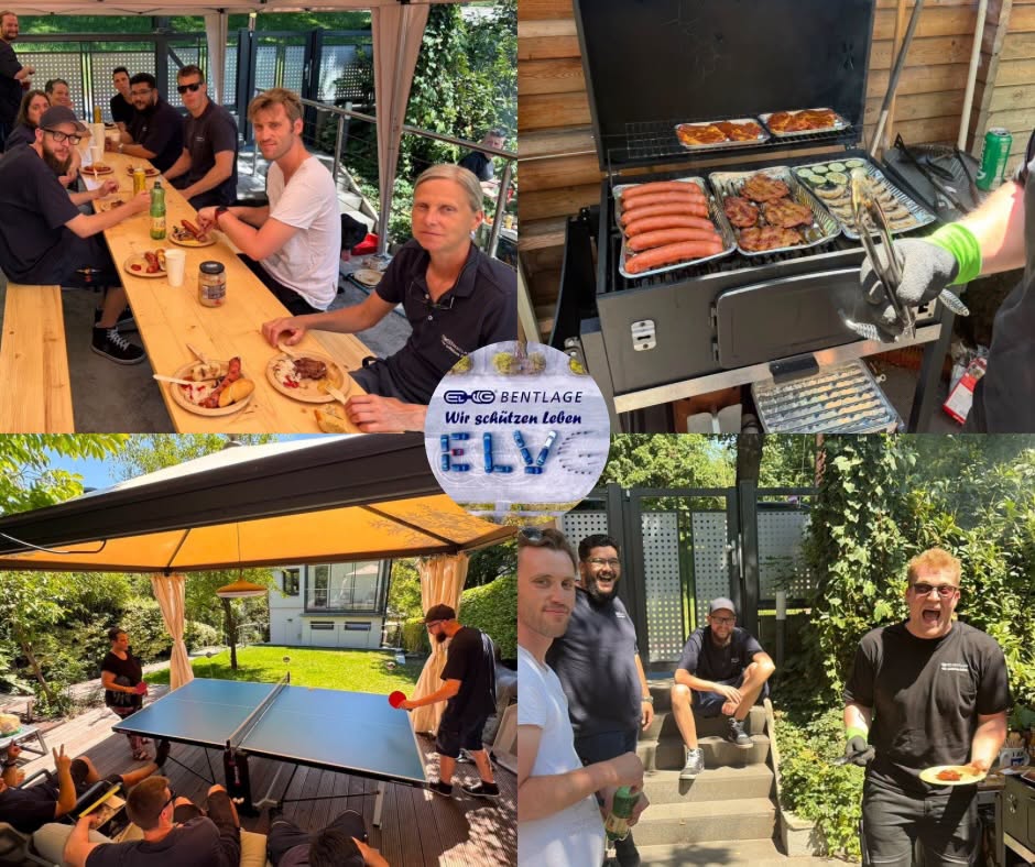 ELVG Teamgrillen » ELVG Bentlage Wir schützen Leben ELVG Teamgrillen